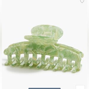 J Crew Marbled Light Green Hair Claw Clip